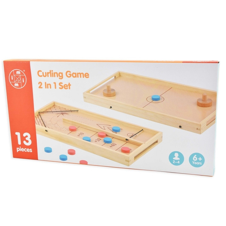 Robetoy Spel Curling 2in1 (26501) in de groep SPEELGOED, KINDER- & BABYPRODUCTEN / Spelletje / Bordspellen bij TP E-commerce Nordic AB (C91639)