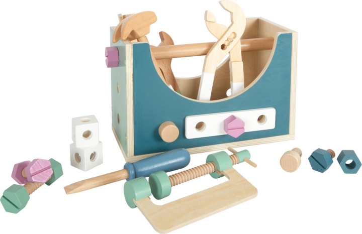 Small Foot 2-in-1 gereedschapskoffer Nordic (I-SF12213) in de groep SPEELGOED, KINDER- & BABYPRODUCTEN / Speelgoed / Speelset bij TP E-commerce Nordic AB (C91732)