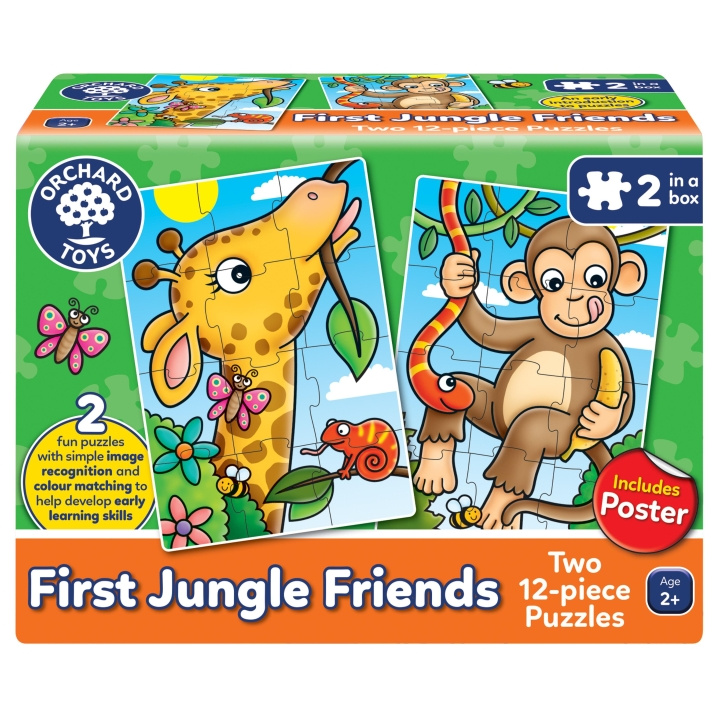 Orchard Toys Eerste Jungle Vriendjes puzzel (600293) in de groep SPEELGOED, KINDER- & BABYPRODUCTEN / Speelgoed / Kinderpuzzel bij TP E-commerce Nordic AB (C91748)