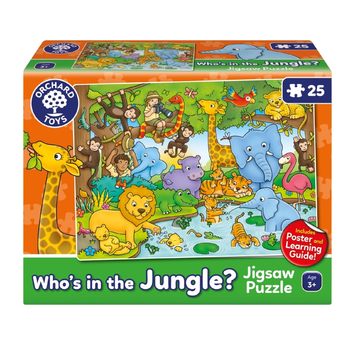 Orchard Toys Wie is er in de jungle - Puzzel (600301) in de groep SPEELGOED, KINDER- & BABYPRODUCTEN / Speelgoed / Kinderpuzzel bij TP E-commerce Nordic AB (C91749)