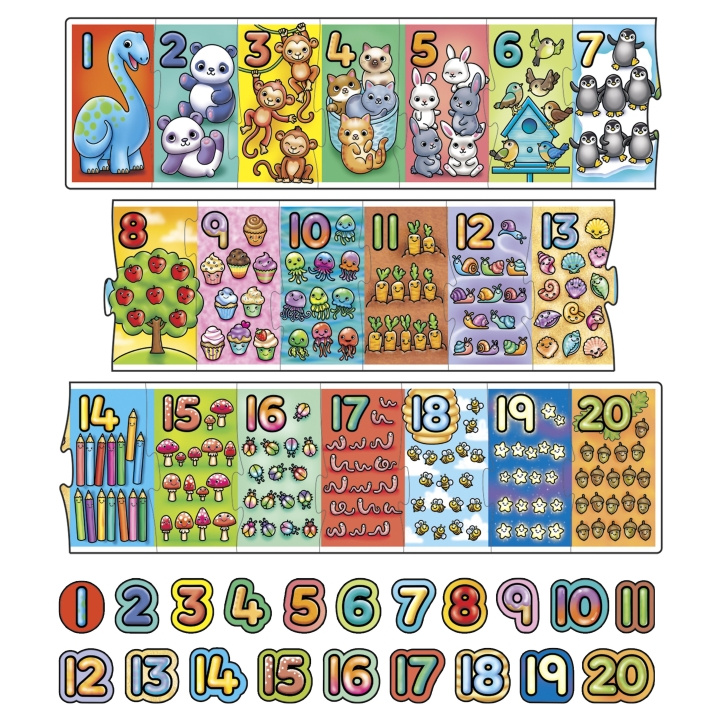 Orchard Toys Reuzengetal - Puzzel (600306) in de groep SPEELGOED, KINDER- & BABYPRODUCTEN / Speelgoed / Kinderpuzzel bij TP E-commerce Nordic AB (C91750)