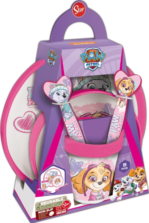 STOR Anti-slip lunchpakket - Paw Girl (088808705-74581) in de groep SPEELGOED, KINDER- & BABYPRODUCTEN / Eten & Drinken / Kinderservies bij TP E-commerce Nordic AB (C91757)