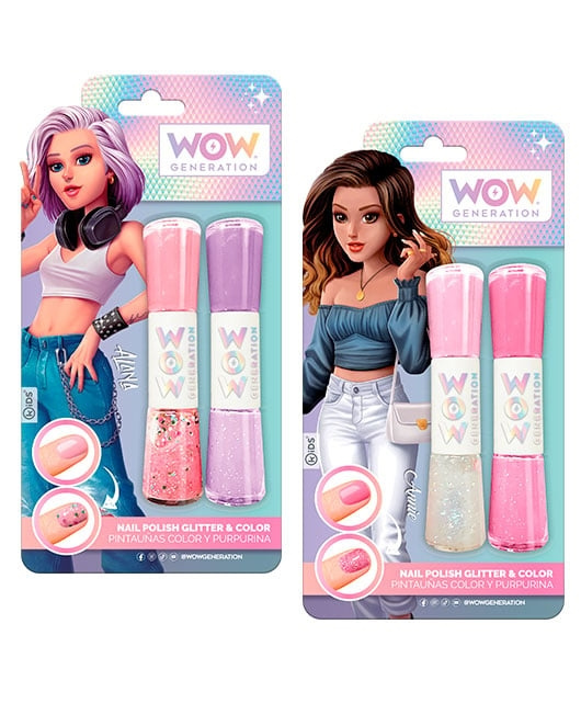 WOW Generation Colour And Glitter Nagellak (WOW00013-314-CDU) in de groep SPEELGOED, KINDER- & BABYPRODUCTEN / Speelgoed / Klein huis en rollenspel bij TP E-commerce Nordic AB (C91804)