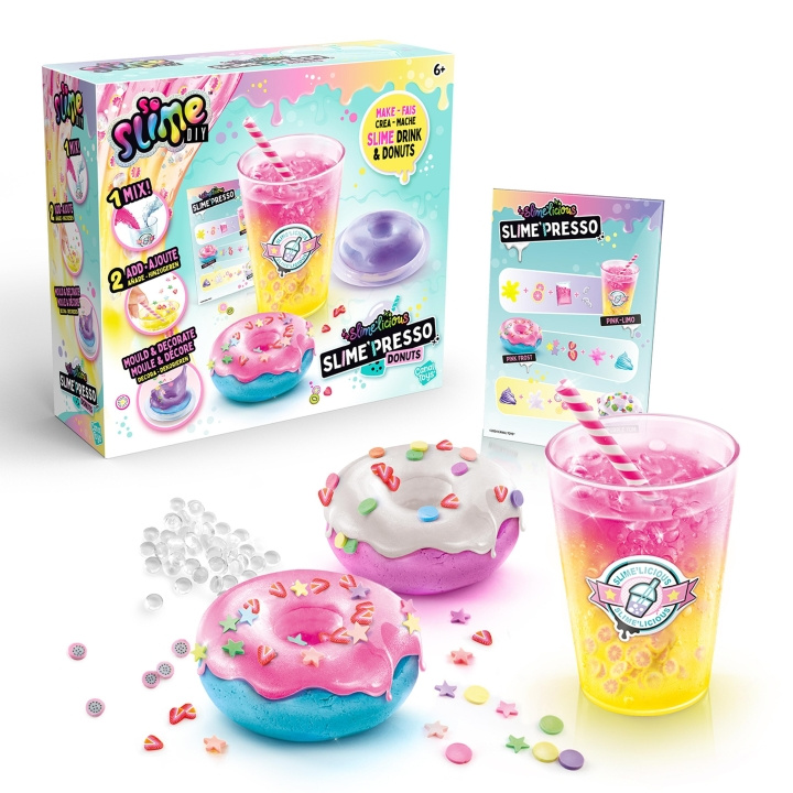 So Slime Slimelicious Slijm Mix\'in Donuts (2571) in de groep SPEELGOED, KINDER- & BABYPRODUCTEN / Speelgoed / Experimenteren en doe-het-zelf bij TP E-commerce Nordic AB (C91813)