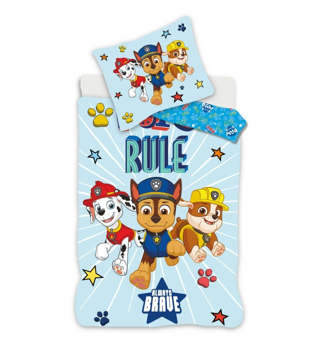 Paw Patrol Beddengoed - Junior Maat 100x140 cm - Beddengoed Junior Paw Patrol in de groep SPEELGOED, KINDER- & BABYPRODUCTEN / Kindertextiel / Beddengoed / Beddensets voor Junioren bij TP E-commerce Nordic AB (C91815)