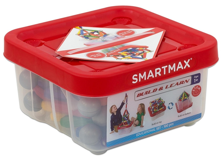 SmartMax Smart Max - Bouwen en Leren Educatief 100 (SG4982) in de groep SPEELGOED, KINDER- & BABYPRODUCTEN / Speelgoed / Bouwspeelgoed / Bouwblokken bij TP E-commerce Nordic AB (C91845)