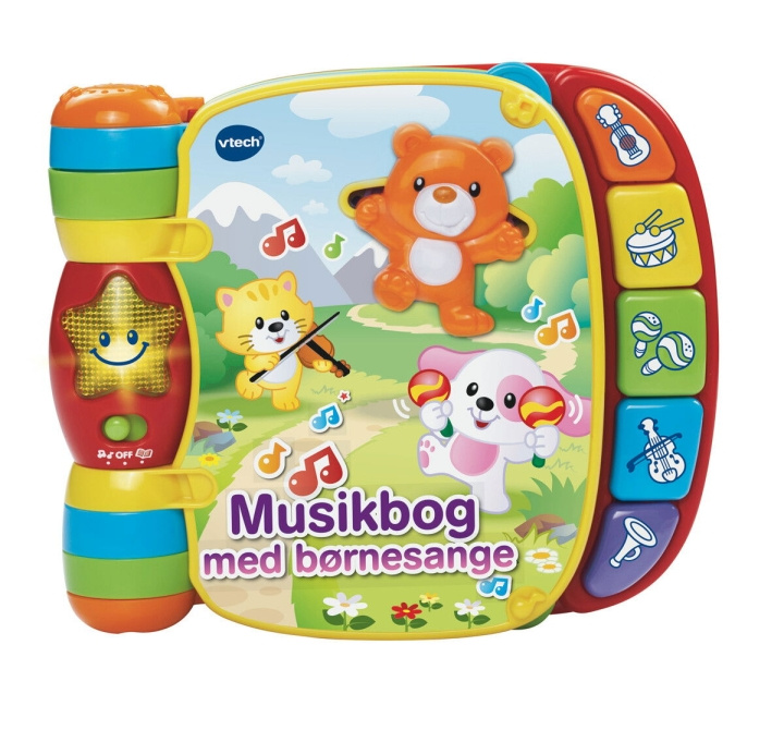 VTech Baby Muziekboek met kinderliedjes (Deens) (950-166732) in de groep SPEELGOED, KINDER- & BABYPRODUCTEN / Babyspeelgoed / Activiteitenspeelgoed bij TP E-commerce Nordic AB (C91846)