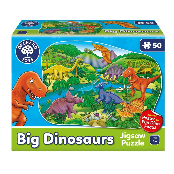 Orchard Toys Grote dinosaurus puzzel (600256) in de groep SPEELGOED, KINDER- & BABYPRODUCTEN / Speelgoed / Kinderpuzzel bij TP E-commerce Nordic AB (C91852)