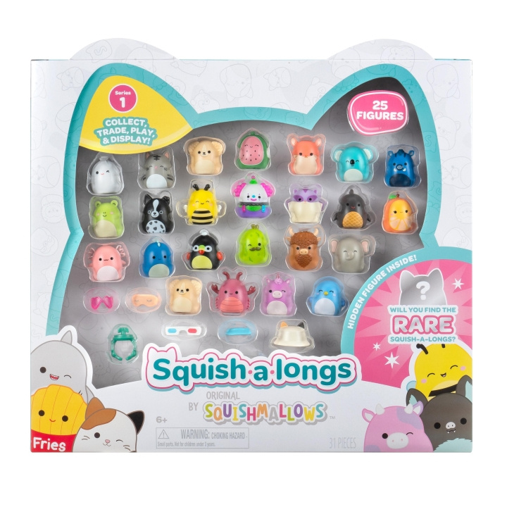 Squishalongs 2,5 cm 24 Set (2420133) in de groep SPEELGOED, KINDER- & BABYPRODUCTEN / Speelgoed / Figuren, Miniaturen & accessoires bij TP E-commerce Nordic AB (C91869)