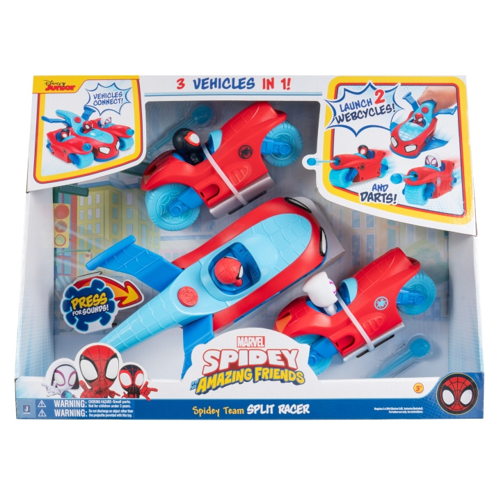 Spidey Team Split Racer Sfx (SNF0346) in de groep SPEELGOED, KINDER- & BABYPRODUCTEN / Speelgoed / Speelgoedauto\'s bij TP E-commerce Nordic AB (C91872)