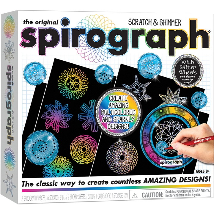 Spirograph Scratch & Shimmer (33002156) in de groep SPEELGOED, KINDER- & BABYPRODUCTEN / Speelgoed / Tekenen & Tellen bij TP E-commerce Nordic AB (C91874)