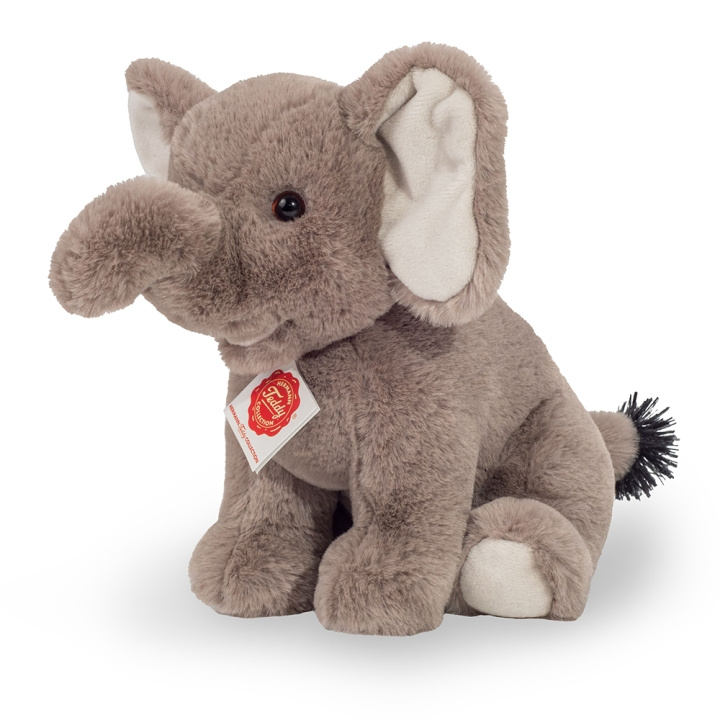 Teddy Hermann Zittende olifant 25 cm - (TH907435) in de groep SPEELGOED, KINDER- & BABYPRODUCTEN / Babyspeelgoed / Knuffels bij TP E-commerce Nordic AB (C91912)