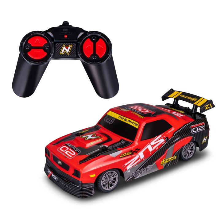 Nikko 1:18 Street Racers Rood (10461) in de groep SPEELGOED, KINDER- & BABYPRODUCTEN / Op afstand bestuurbaar / Afstand bestuurbare auto\'s bij TP E-commerce Nordic AB (C91928)