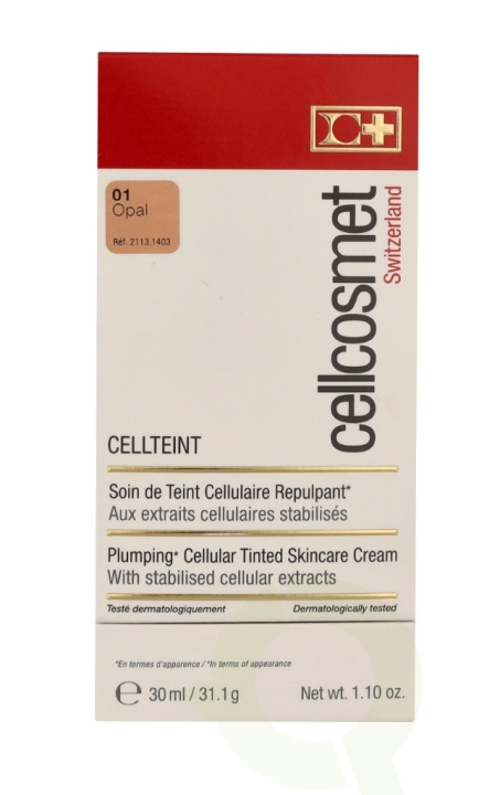 Cellcosmet Cellteint 30 ml #01 Opal in de groep BEAUTY & HEALTH / Huidsverzorging / Gezicht / Gezichtscrèmes bij TP E-commerce Nordic AB (C91942)