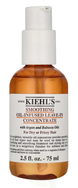 Kiehl\'s Smoothing Oil-Infused Leave-In Concentrate 75 ml in de groep BEAUTY & HEALTH / Haar & Styling / Haarverzorging / Conditioner spray/kuur bij TP E-commerce Nordic AB (C91956)