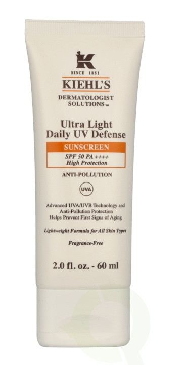 Kiehl\'s D.S. Ultra Light Daily UV Defense Sunscreen SPF50 60 ml Anti-Pollution For All Skin Types in de groep BEAUTY & HEALTH / Huidsverzorging / Zonnebank / Zonnebescherming bij TP E-commerce Nordic AB (C91957)