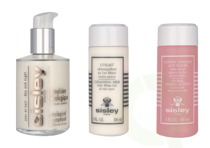 Sisley I Love My Skin Care Set 325 ml Ecological Compound 125ml/Lyslait Cleansing Milk 100ml/Floral Toning Lotion 100ml in de groep BEAUTY & HEALTH / Cadeausets / Cadeausets voor haar bij TP E-commerce Nordic AB (C91962)