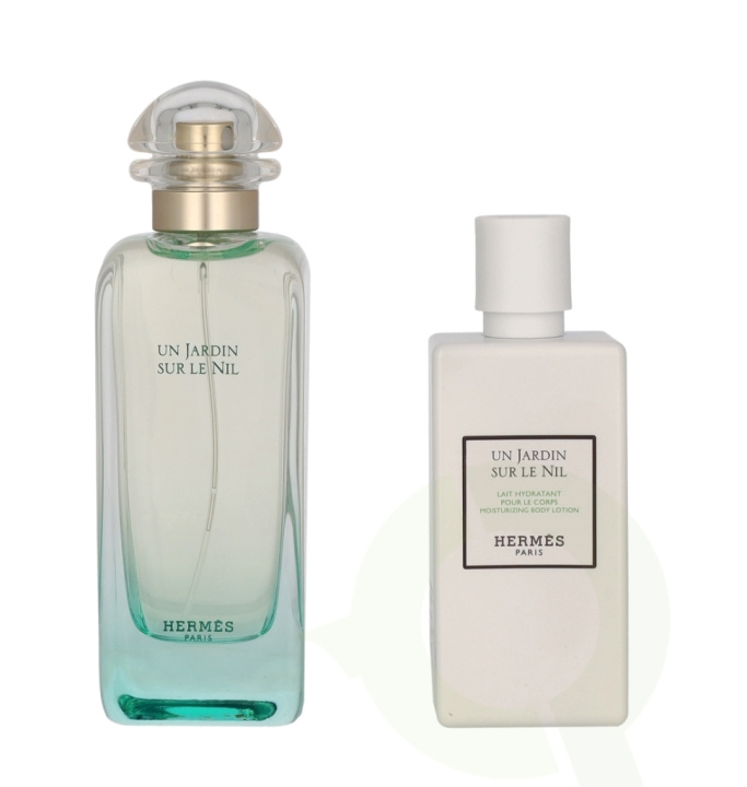 Hermes Un Jardin Sur Le Nil Giftset 180 ml Edt Spray 100ml/Body Milk 80ml in de groep BEAUTY & HEALTH / Cadeausets / Cadeausets voor haar bij TP E-commerce Nordic AB (C92018)