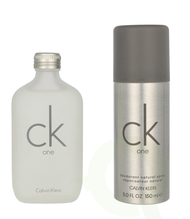 Calvin Klein Ck One Giftset 250 ml Edt Spray 100ml/Deo Spray 150ml in de groep BEAUTY & HEALTH / Cadeausets / Cadeausets voor hem bij TP E-commerce Nordic AB (C92032)