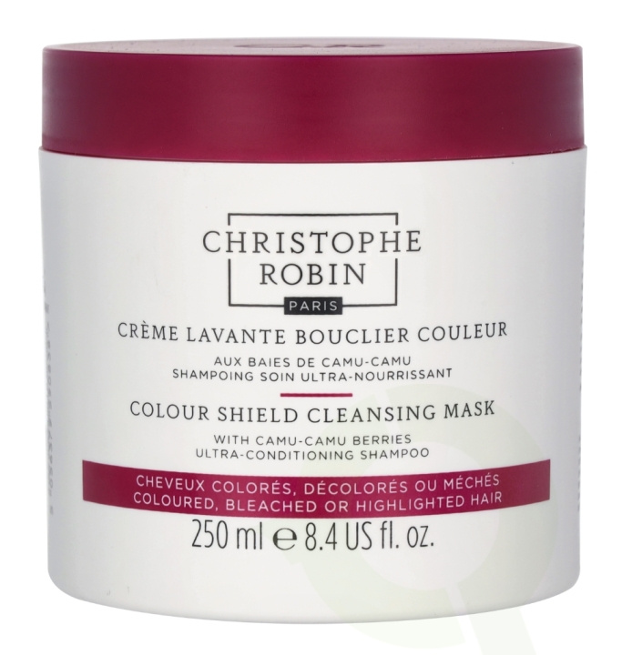 Christophe Robin Colour Shield Cleansing Mask 250 ml With Camu-Camu Berries in de groep BEAUTY & HEALTH / Haar & Styling / Haarverzorging / Haarmasker bij TP E-commerce Nordic AB (C92120)