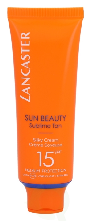 Lancaster Sun Beauty Silky Cream SPF15 50 ml Sublime Tan - Medium Protection in de groep BEAUTY & HEALTH / Huidsverzorging / Zonnebank / Zonnebescherming bij TP E-commerce Nordic AB (C92149)