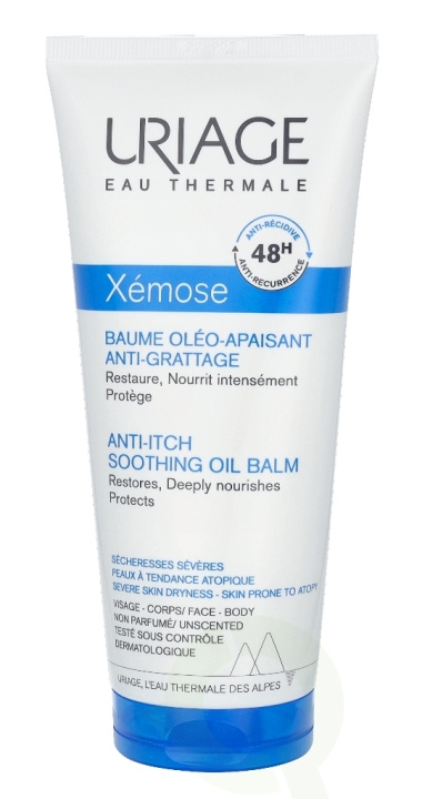 Uriage Xemose Anti-Itch Soothing Oil Balm 200 ml 48h Anti-Recurrence in de groep BEAUTY & HEALTH / Huidsverzorging / Lichaamsverzorging / Bad- en douchegels bij TP E-commerce Nordic AB (C92179)