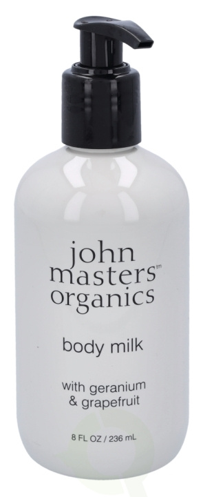 John Master Organic Jmo Geranium & Grapefruit Body Milk 236 ml in de groep BEAUTY & HEALTH / Huidsverzorging / Lichaamsverzorging / Body lotion bij TP E-commerce Nordic AB (C92196)