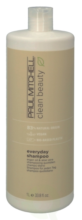 Paul Mitchell Clean Beauty Everyday Shampoo 1000 ml Argan Oil & Aloe Vera in de groep BEAUTY & HEALTH / Haar & Styling / Haarverzorging / Shampoo bij TP E-commerce Nordic AB (C92203)