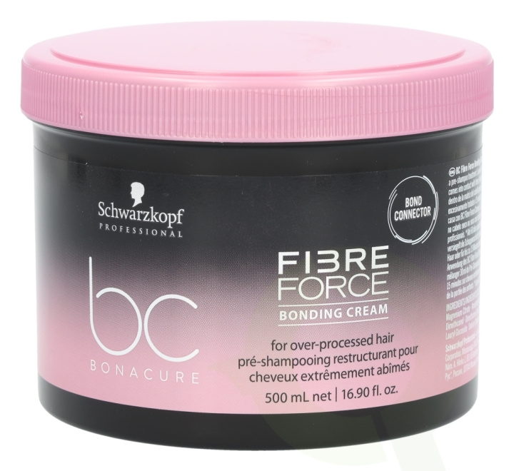 Schwarzkopf Bonacure FibreForce Bonding Cream 500 ml For Overprcessed Hair in de groep BEAUTY & HEALTH / Haar & Styling / Haarverzorging / Haarmasker bij TP E-commerce Nordic AB (C92217)