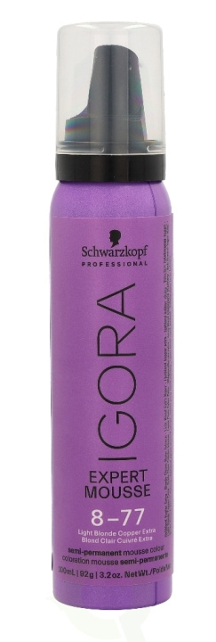 Schwarzkopf Igora Expert Mousse 100 ml 8-77 in de groep BEAUTY & HEALTH / Haar & Styling / Haarverzorging / Haarverf / Haarverf & Kleurbommen bij TP E-commerce Nordic AB (C92220)