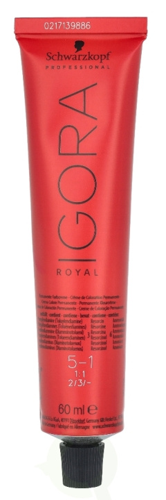 Schwarzkopf Igora Royal Permanent Color Creme 60 ml 45413 in de groep BEAUTY & HEALTH / Haar & Styling / Haarverzorging / Haarverf / Haarverf & Kleurbommen bij TP E-commerce Nordic AB (C92226)