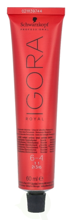 Schwarzkopf Igora Royal Permanent Color Creme 60 ml 45447 in de groep BEAUTY & HEALTH / Haar & Styling / Haarverzorging / Haarverf / Haarverf & Kleurbommen bij TP E-commerce Nordic AB (C92230)