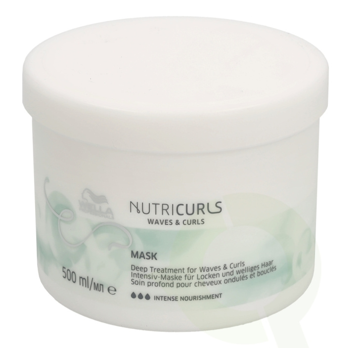 Wella Nutricurls Waves & Curls Mask 500 ml in de groep BEAUTY & HEALTH / Haar & Styling / Haarverzorging / Haarmasker bij TP E-commerce Nordic AB (C92272)