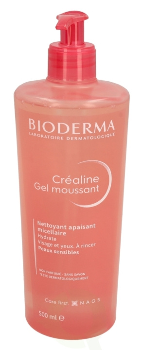 Bioderma Crealine Gel Moussant 500 ml in de groep BEAUTY & HEALTH / Huidsverzorging / Gezicht / Schoonmaak bij TP E-commerce Nordic AB (C92286)