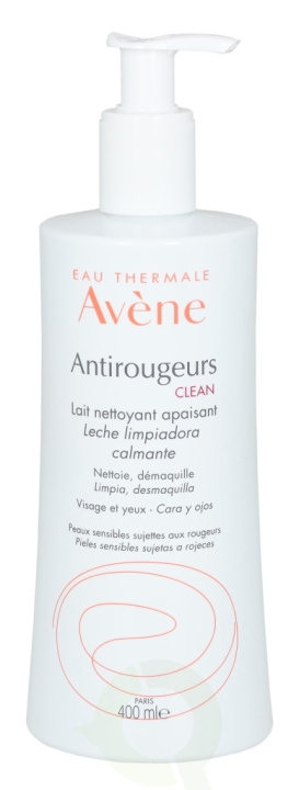 Avene Antirougeurs Dermo-Cleansing Milk 400 ml Sensitive Skin in de groep BEAUTY & HEALTH / Huidsverzorging / Gezicht / Schoonmaak bij TP E-commerce Nordic AB (C92292)