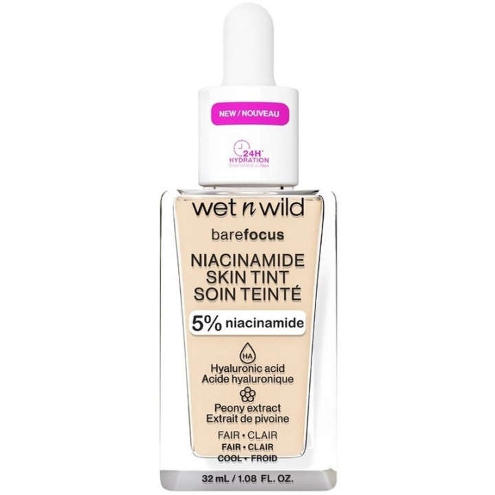 Wet n Wild Bare Focus Niacinamide Skin Tint 32ml - Fair in de groep BEAUTY & HEALTH / Makeup / Make-up gezicht / Foundation bij TP E-commerce Nordic AB (C92358)