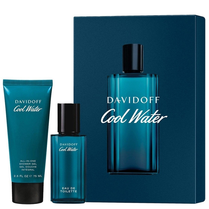 Davidoff Giftset Davidoff Cool Water for Men Edt 40ml + Shower Gel 75ml in de groep BEAUTY & HEALTH / Cadeausets / Cadeausets voor hem bij TP E-commerce Nordic AB (C92393)