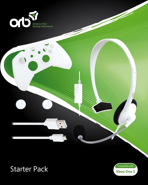 ORB Xbox One S - Starterspakket (ORB) in de groep HOME ELECTRONICS / Spelconsoles en accessoires / Xbox One bij TP E-commerce Nordic AB (C92410)