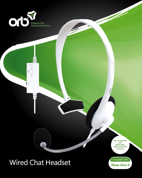 ORB Bedrade headset voor chatten - voor Xbox One S in de groep HOME ELECTRONICS / Spelconsoles en accessoires / Xbox One bij TP E-commerce Nordic AB (C92411)