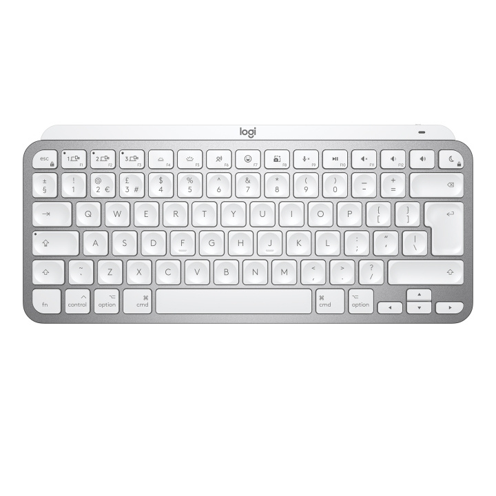 Logitech MX Keys Mini For Mac Minimalist Draadloos Verlicht Toetsenbord - Noordse Indeling in de groep COMPUTERS & RANDAPPARATUUR / Muizen en toetsenborden / Toetsenborden / Draadloos bij TP E-commerce Nordic AB (C92503)