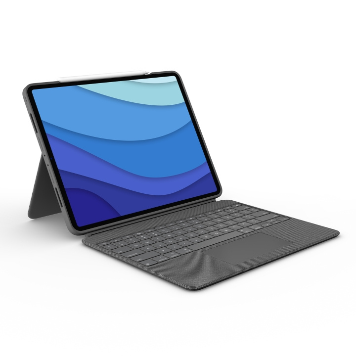 Logitech Combo Touch Keyboard - Voor iPad Pro 12,9 ( Nordic Layout ) in de groep SMARTPHONE & TABLETS / Tablet bescherming / Apple iPad bij TP E-commerce Nordic AB (C92527)