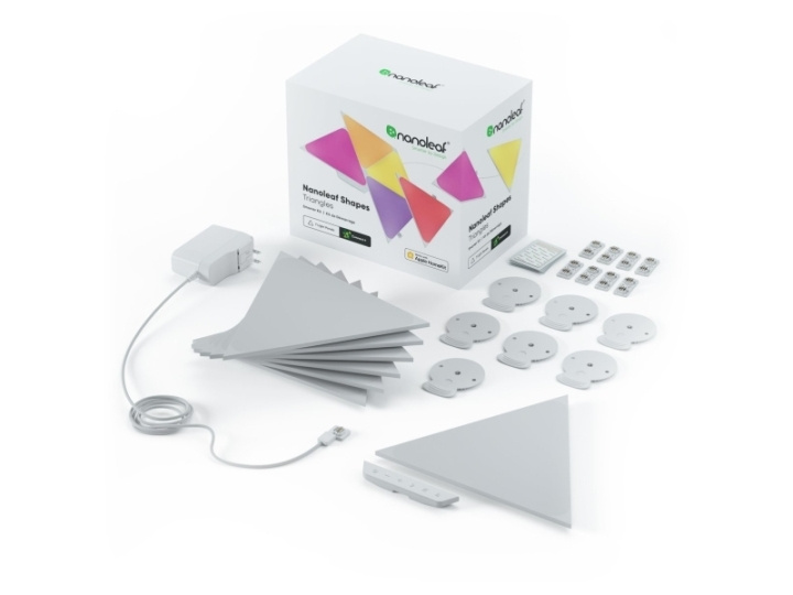 Nanoleaf Shapes - Triangles Starter Kit - 15 panelen in de groep HUISHOUDEN & TUIN / Smart home / Slimme huissystemen bij TP E-commerce Nordic AB (C92556)