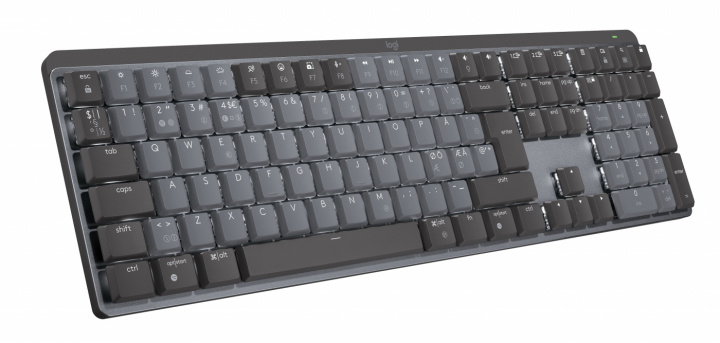 Logitech MX Mechanisch Draadloos Verlicht Toetsenbord - Nordic - Tactiele Schakelaar in de groep COMPUTERS & RANDAPPARATUUR / Muizen en toetsenborden / Toetsenborden / Draadloos bij TP E-commerce Nordic AB (C92570)