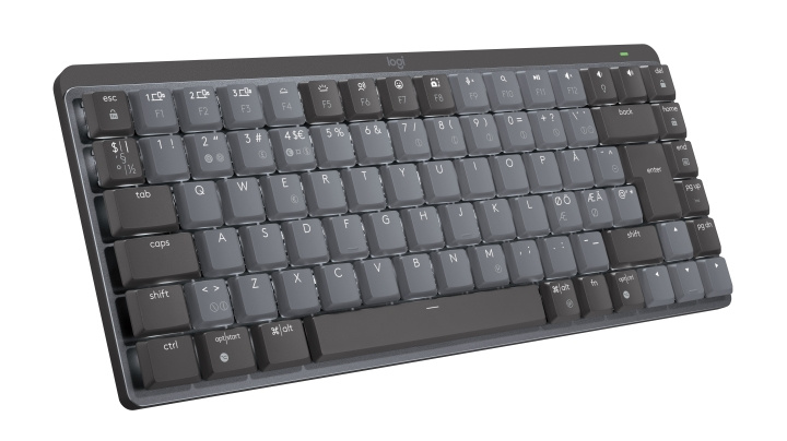 Logitech MX Compact Mechanisch Draadloos Verlicht Toetsenbord - Nordic - Tactiele Schakelaar in de groep COMPUTERS & RANDAPPARATUUR / Muizen en toetsenborden / Toetsenborden / Draadloos bij TP E-commerce Nordic AB (C92572)