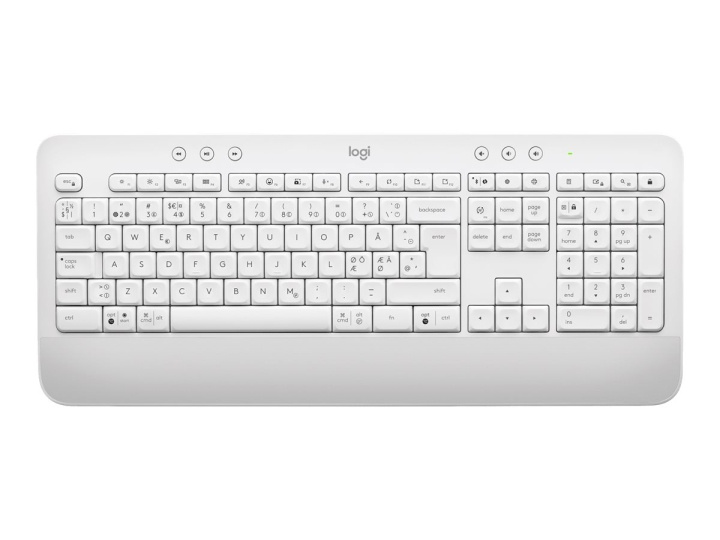 Logitech Signature K650 Toetsenbord ( Nordic ) - Off White in de groep COMPUTERS & RANDAPPARATUUR / Muizen en toetsenborden / Toetsenborden / Draadloos bij TP E-commerce Nordic AB (C92599)