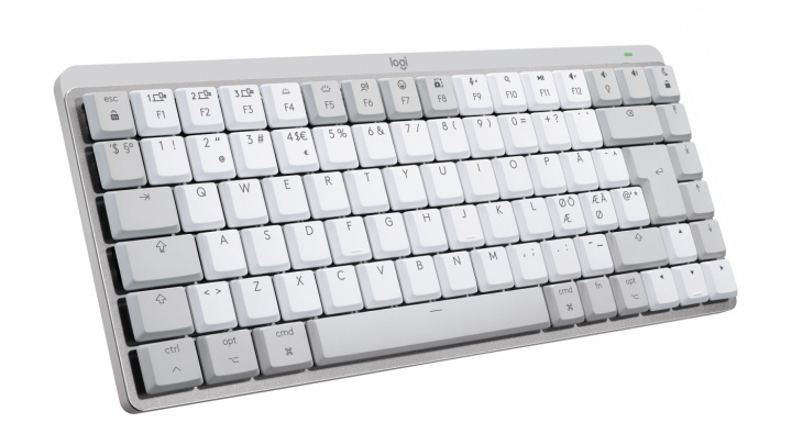 Logitech MX Mechanisch Mini voor Mac Minimalistisch Draadloos Verlicht Toetsenbord PALE GREY - Nordic in de groep COMPUTERS & RANDAPPARATUUR / Muizen en toetsenborden / Toetsenborden / Draadloos bij TP E-commerce Nordic AB (C92651)