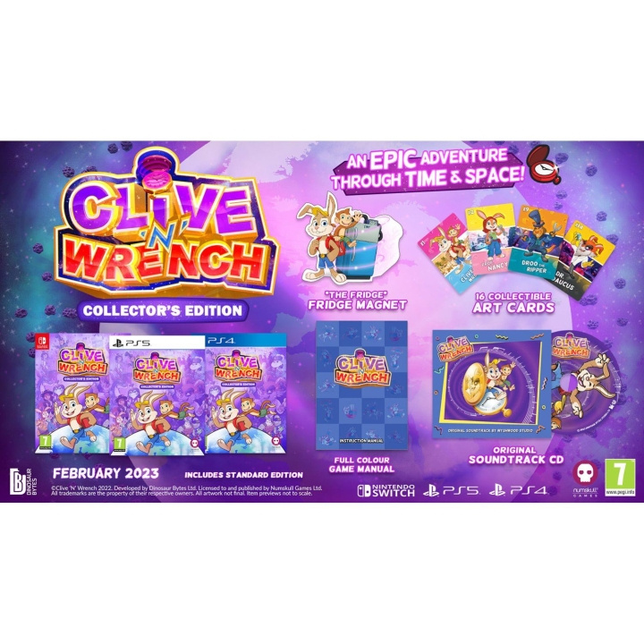 Clive \'N\' Wrench (Collector Edition) in de groep HOME ELECTRONICS / Spelconsoles en accessoires / Sony PlayStation 5 / Spel bij TP E-commerce Nordic AB (C92685)