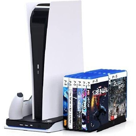 iMP TECH DLX multifunctionele oplaadtoren PS5 in de groep HOME ELECTRONICS / Spelconsoles en accessoires / Sony PlayStation 5 bij TP E-commerce Nordic AB (C92690)