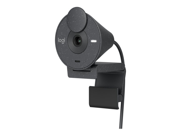 Logitech Brio 300 Full HD-webcam, grafiet in de groep COMPUTERS & RANDAPPARATUUR / Computeraccessoires / Webcamera\'s bij TP E-commerce Nordic AB (C92695)