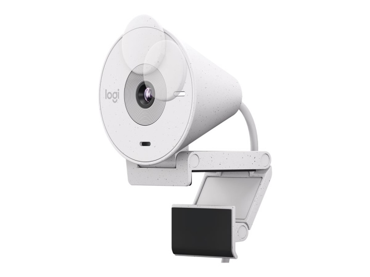 Logitech Brio 300 Full HD-webcam, Gebroken wit in de groep COMPUTERS & RANDAPPARATUUR / Computeraccessoires / Webcamera\'s bij TP E-commerce Nordic AB (C92696)